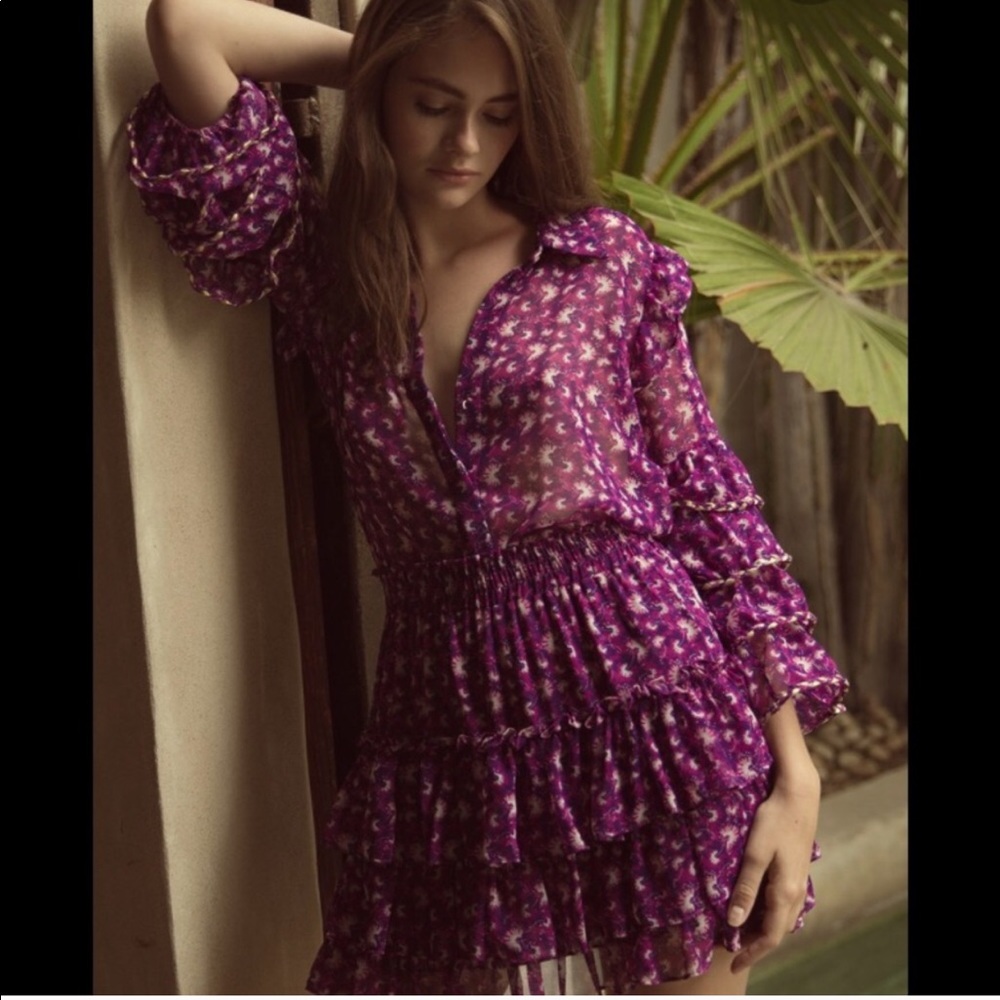 Misa Los Angeles “Marina” Top and Skirt Set